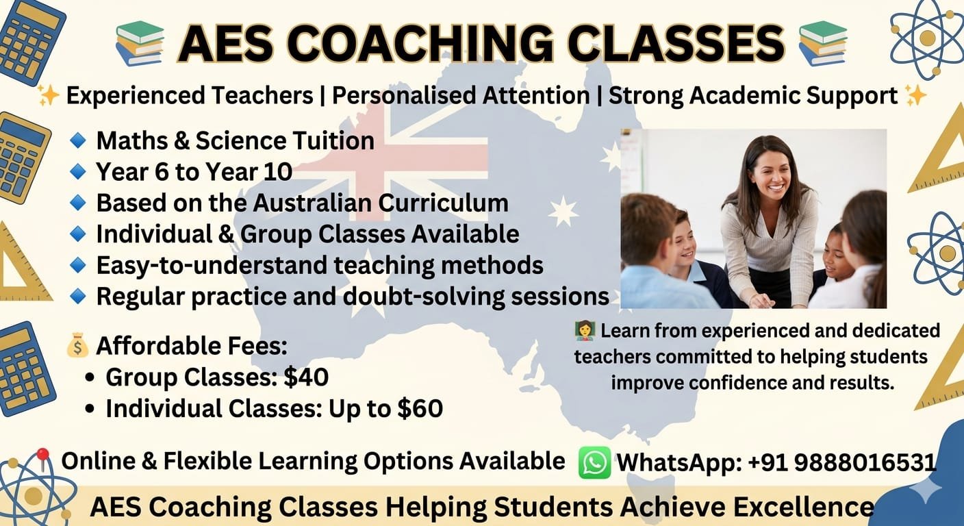YEAR 6-10 TUITION AUSTRALIAN